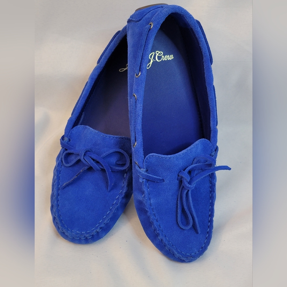 J. Crew Suede Moccasins Size 7